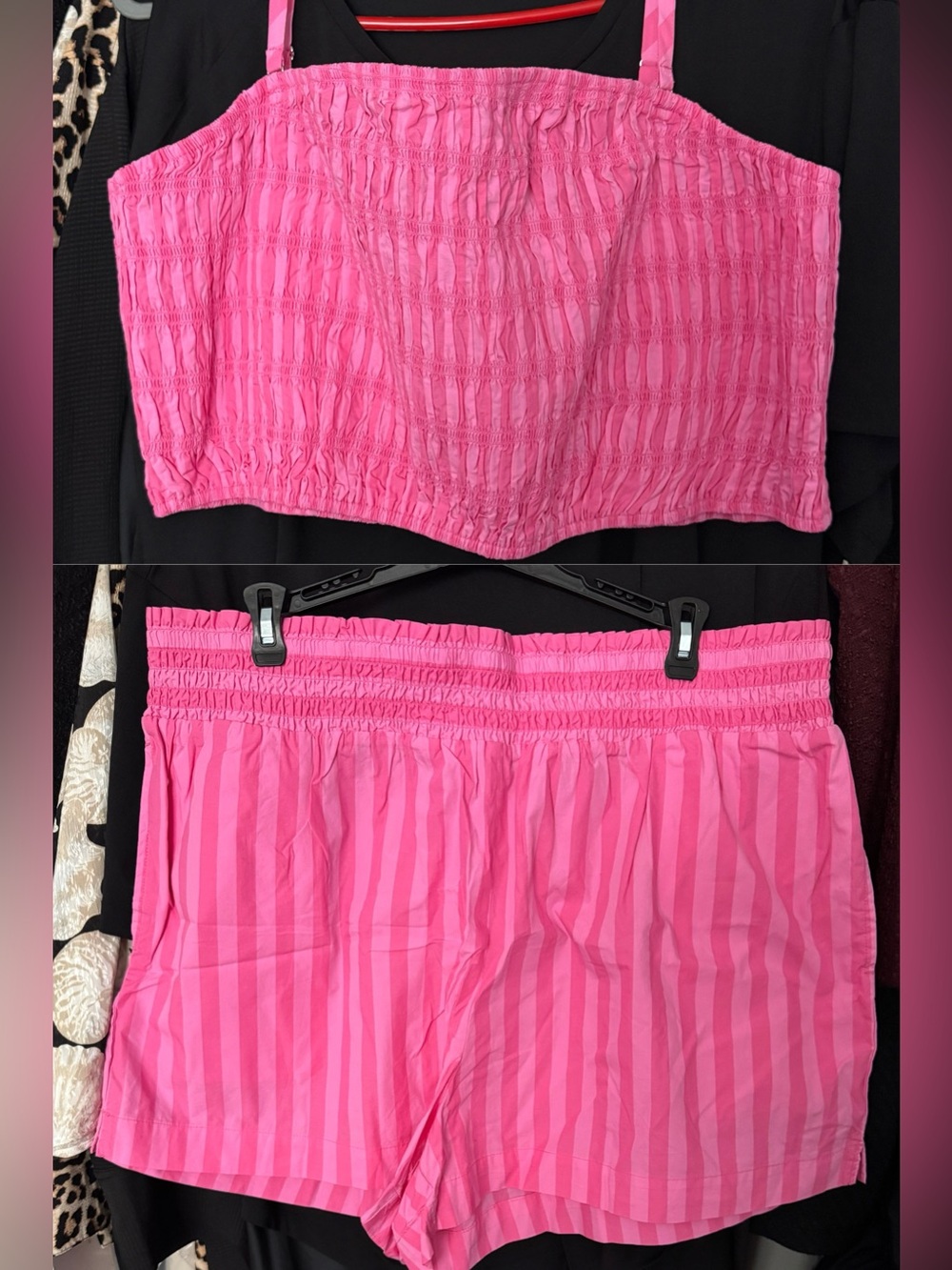 2 Piece Set- A New Day - Smocked Bandeau and Shorts only